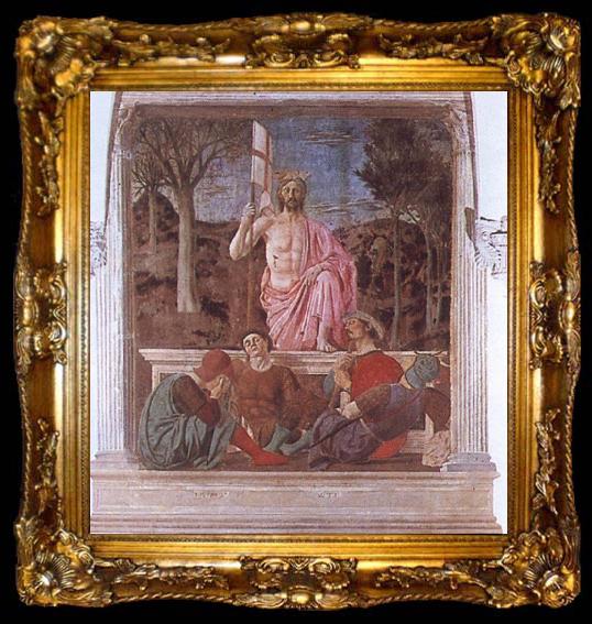 framed  Piero della Francesca Resurrection, ta009-2